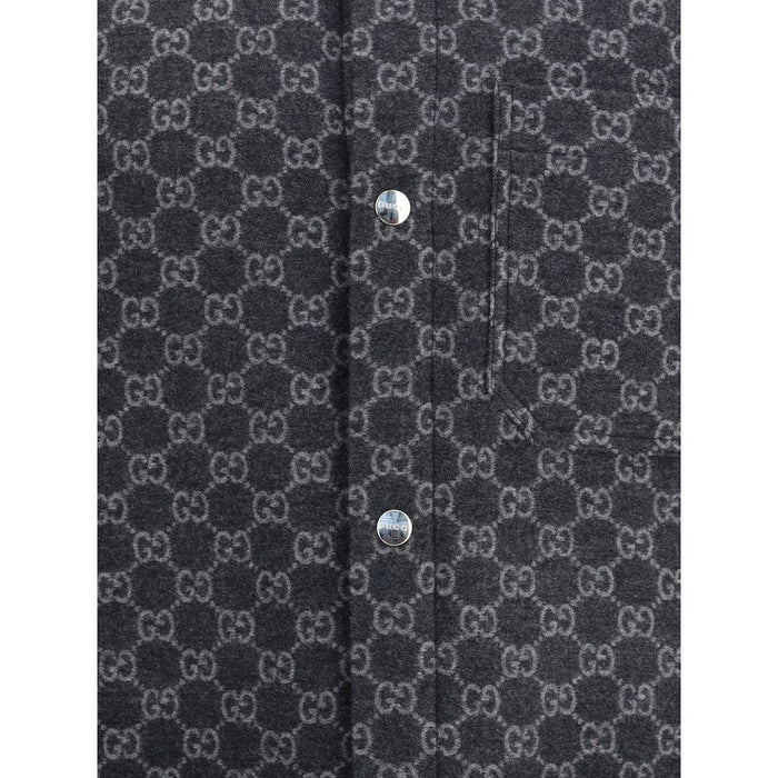 Gucci Gray Wool Coat