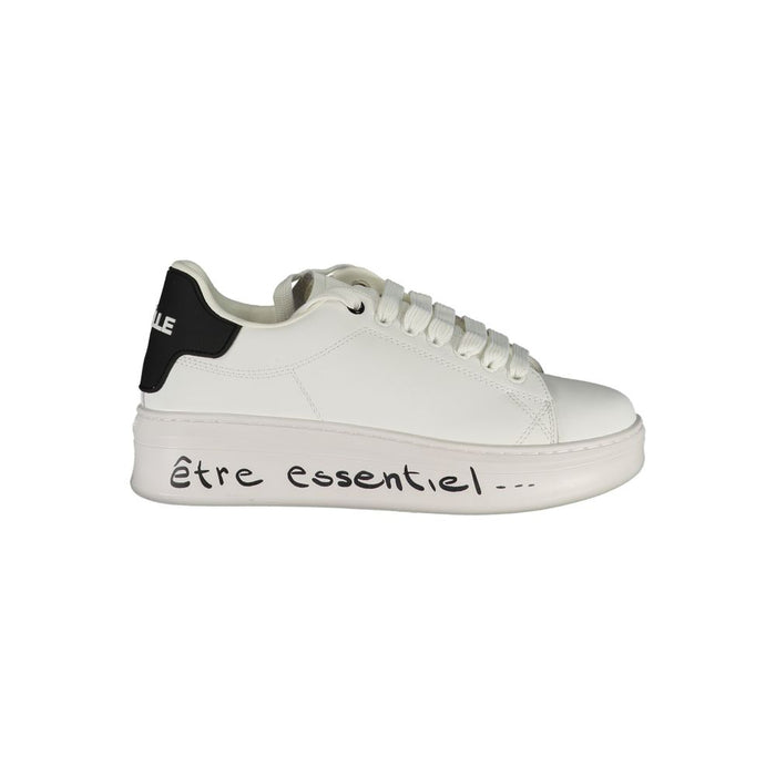 Gaelle Paris Bianco Poliuretano Women Sneaker
