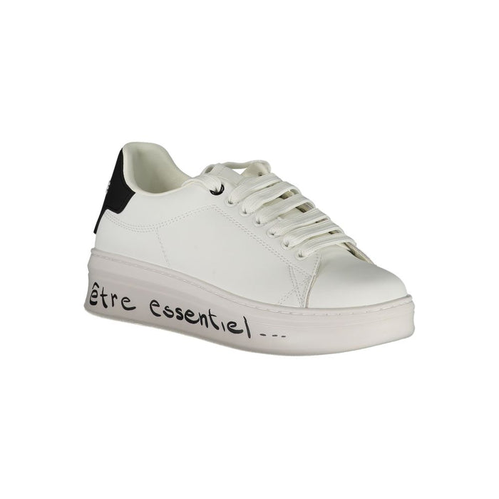 Gaelle Paris Bianco Poliuretano Women Sneaker