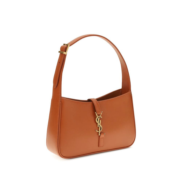 Saint Laurent Orange Calf Leather Bos Taurus Shoulder Bag