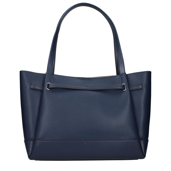 Michael Kors Blue Leather Shoulder Bag