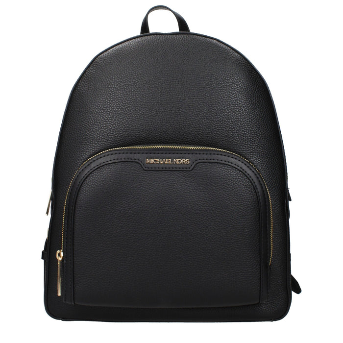 Michael Kors Black Leather Backpack