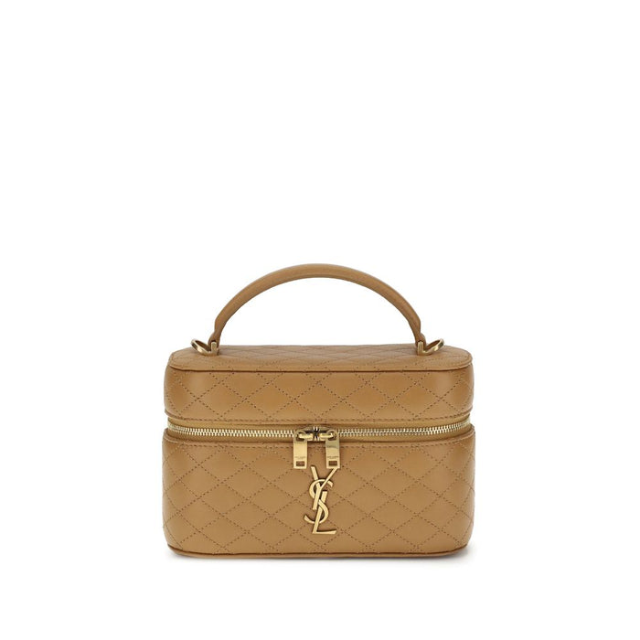 Saint Laurent Beige Calf Leather Bos Taurus Handbag