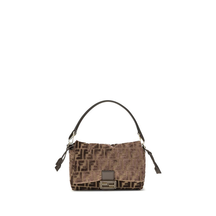 Fendi Brown Viscose Shoulder Bag