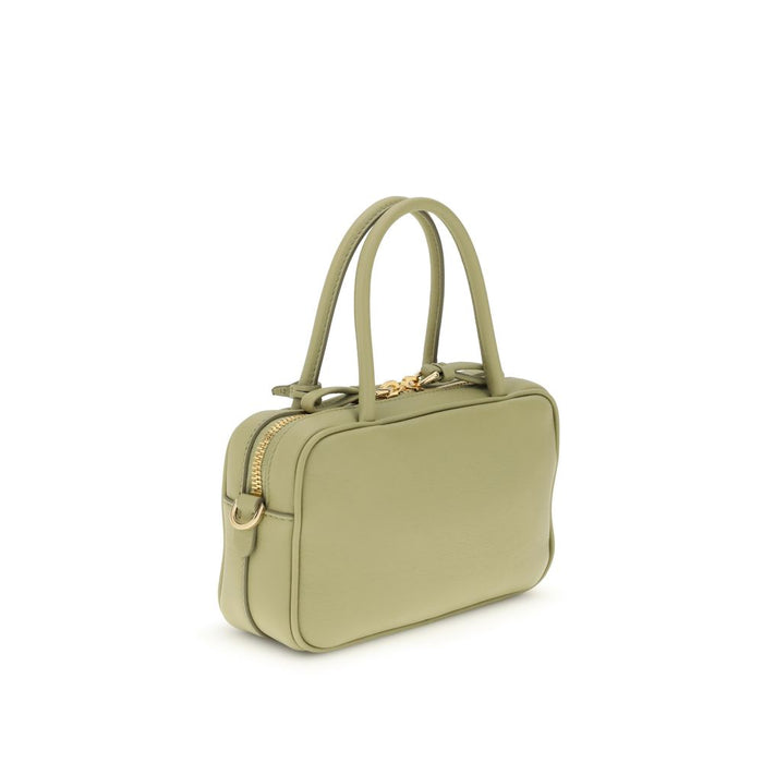 Prada Green Calf Leather Bos Taurus Handbag