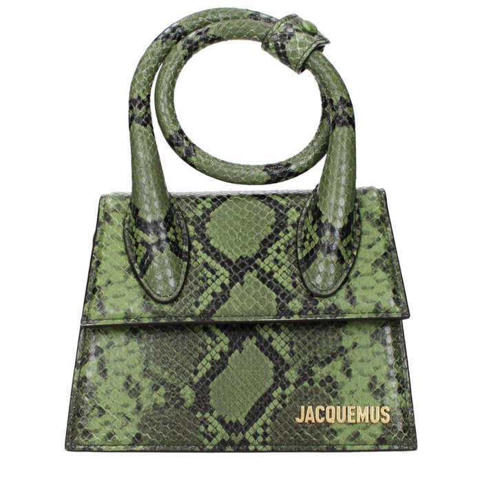 Jacquemus Green Leather Handbag