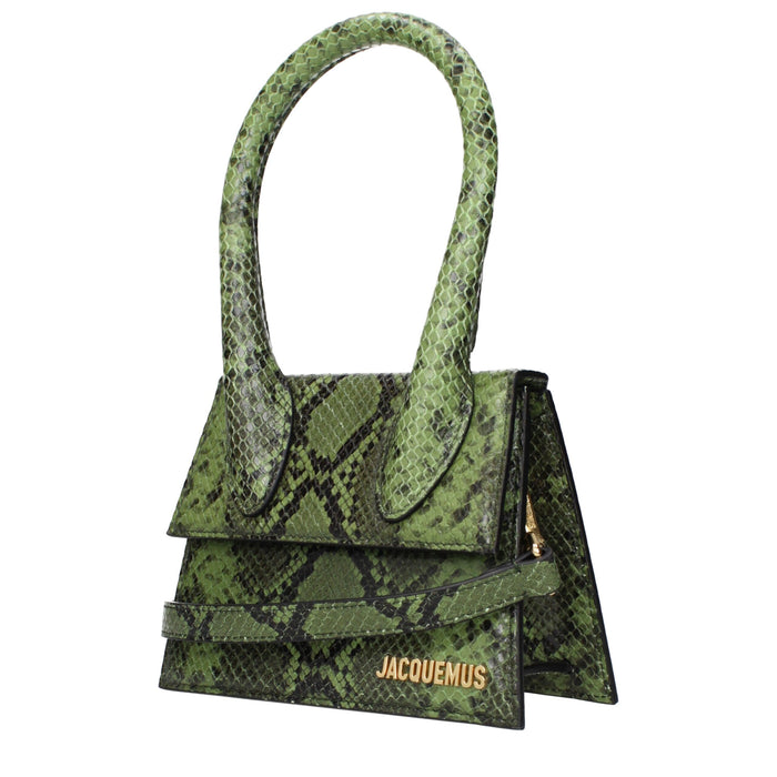 Jacquemus Green Leather Handbag