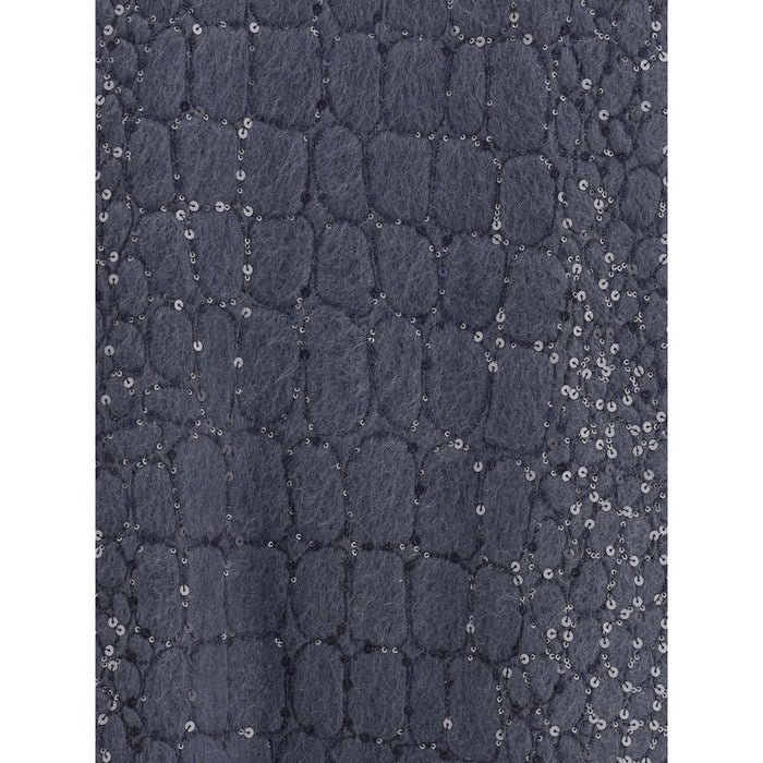 Brunello Cucinelli Blue Mohair Casual Dress