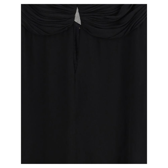 Saint Laurent Black Viscose Casual Dress