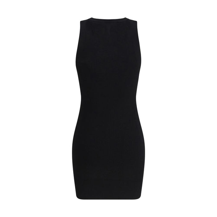 Diesel Black Viscose Casual Dress