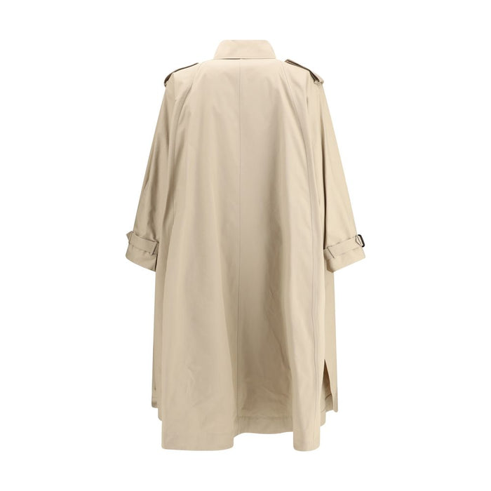 Saint Laurent Beige Cotton Coat