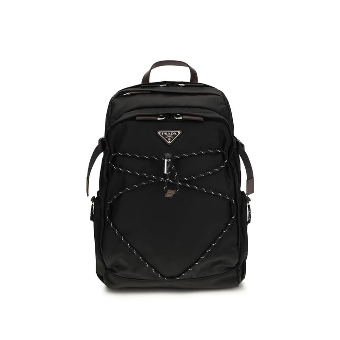 Prada Black Recycled Polyamide Backpack