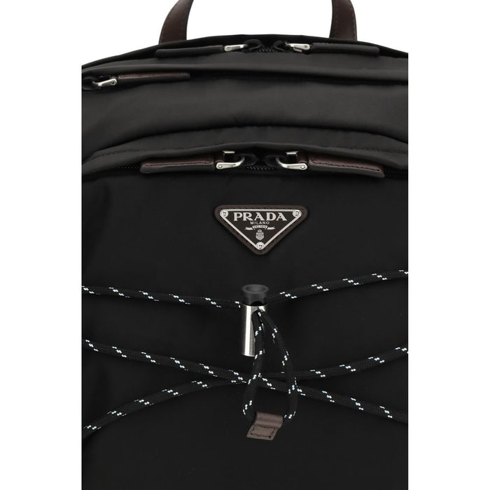 Prada Black Recycled Polyamide Backpack