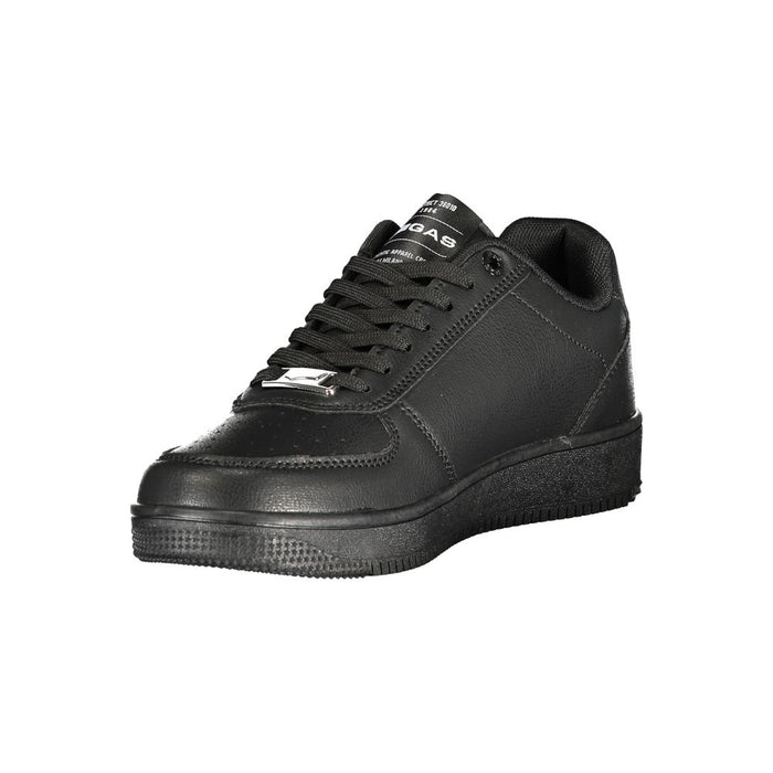 Gas Black Polyurethane Women Sneaker