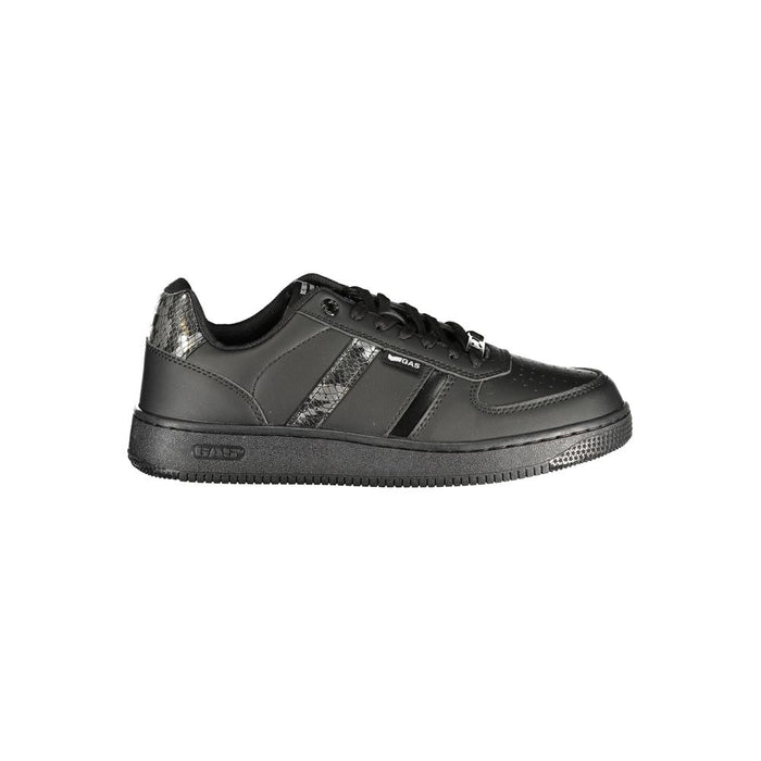 Gas "Black Polyurethane Women's Sneaker"