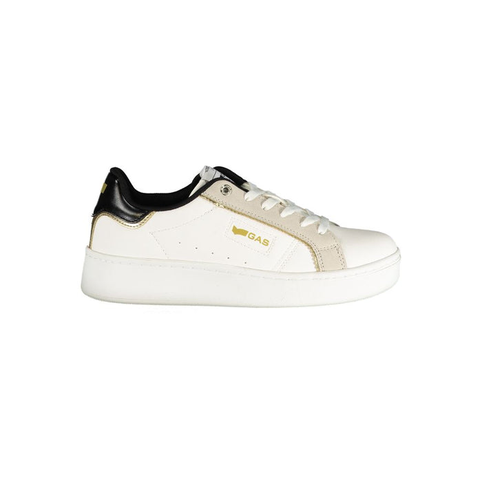 Gas White Polyurethane Women Sneaker