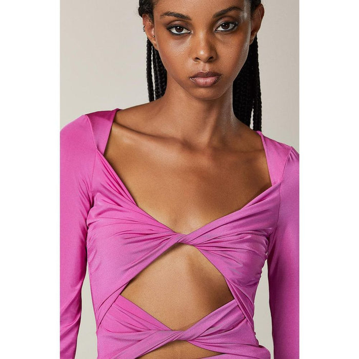 Patrizia Pepe Purple Nylon Casual Dress